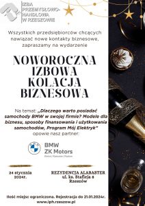 Read more about the article Noworoczna Izbowa Kolacja Biznesowa