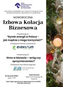 Read more about the article Noworoczna Izbowa Kolacja Biznesowa