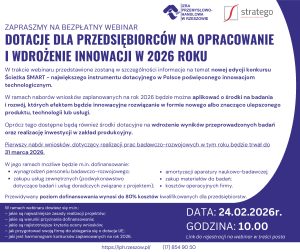 Read more about the article Dotacje dla przedsiębiorców na opracowanie i wdrożenie innowacji w 2026 roku