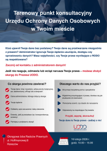 Read more about the article Bezpłatne konsultacje UODO